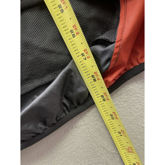 RLX Polo Sport Jacket Mens Large Black Red Full Zip Windbreaker Reflective Trim - Picture 6 of 9